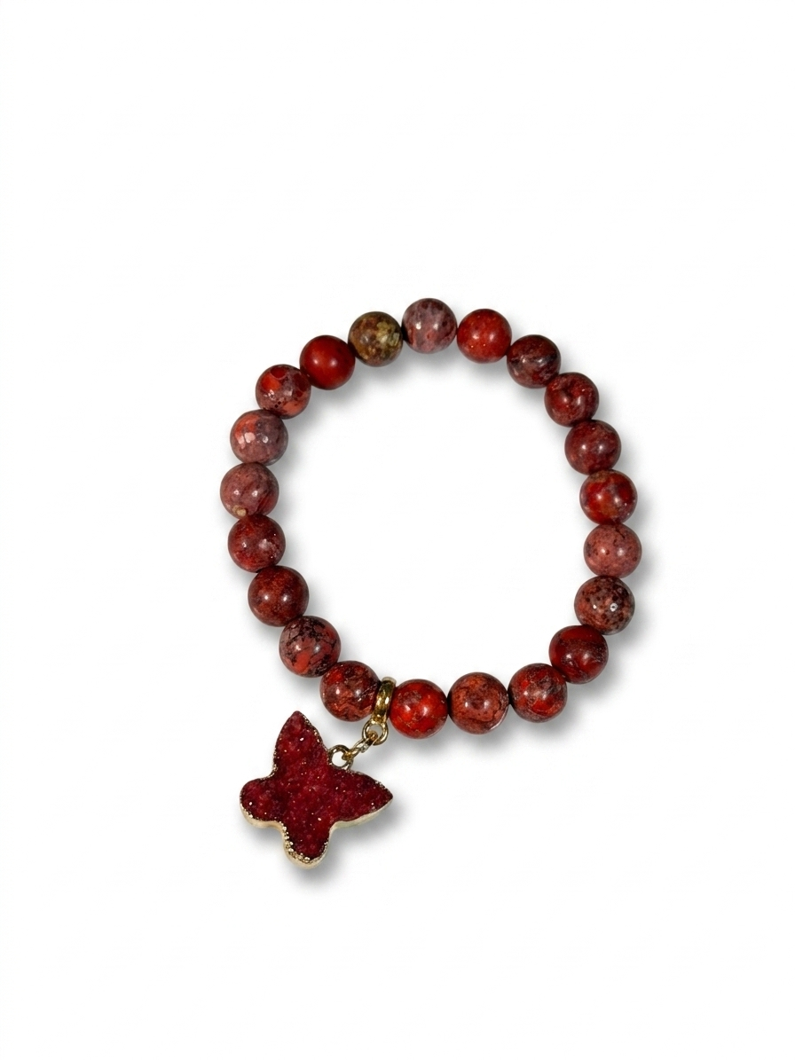 Terracotta Butterfly Bracelet