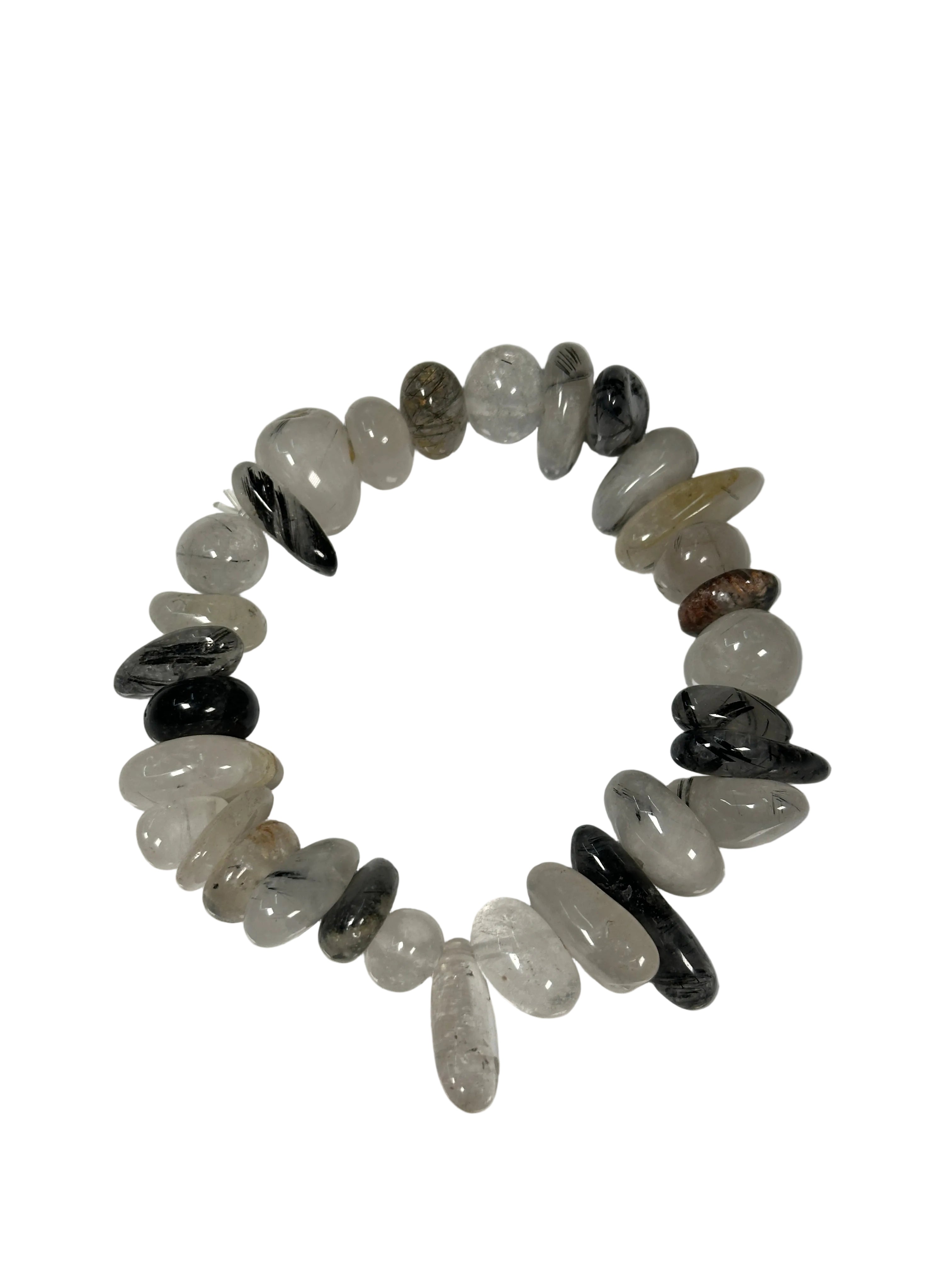 Rutilated Quartz Chips Bracelets